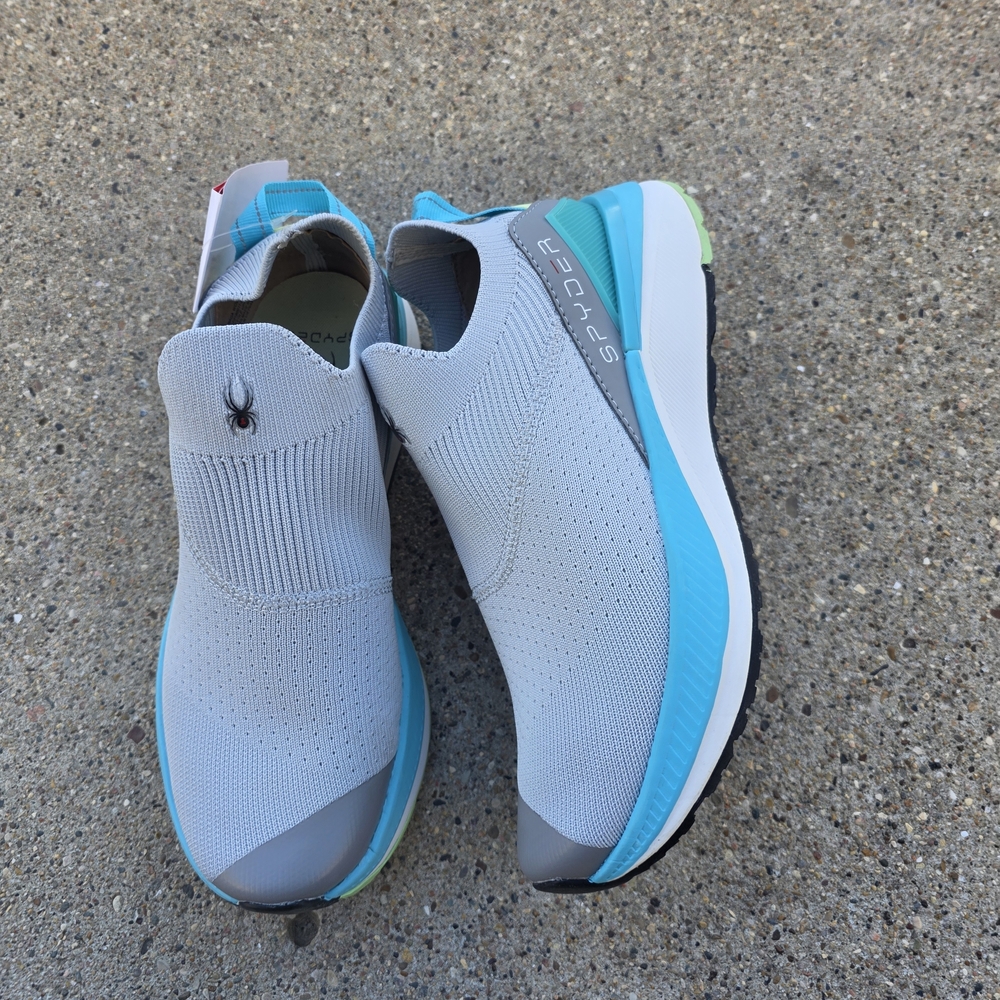 SPYDER Women's Gray and Blue Slip-On Sneakers Size 7.5 - Picture 4 of 11